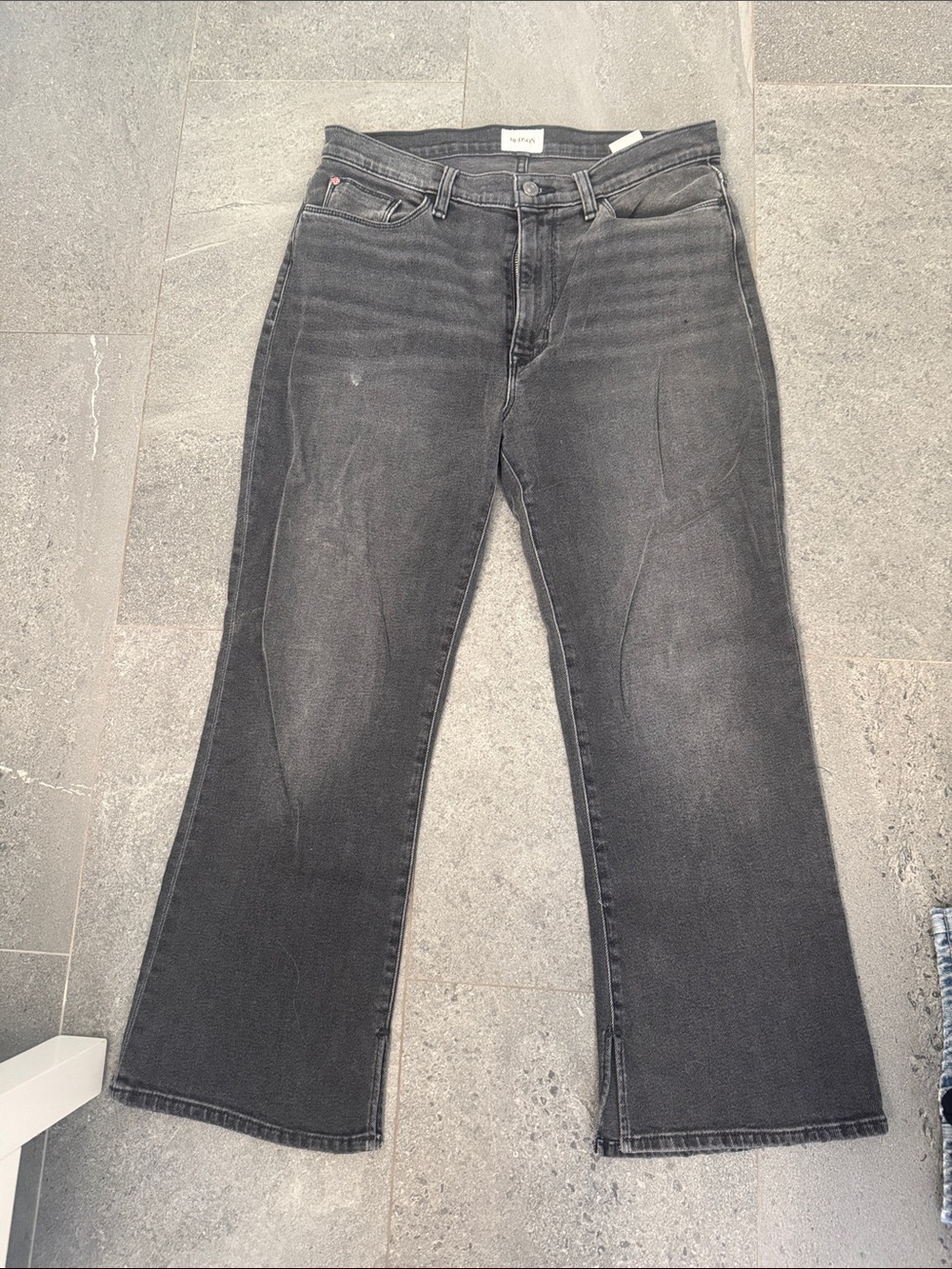 Hudson Blair High Rise Bootcut Crop Jeans